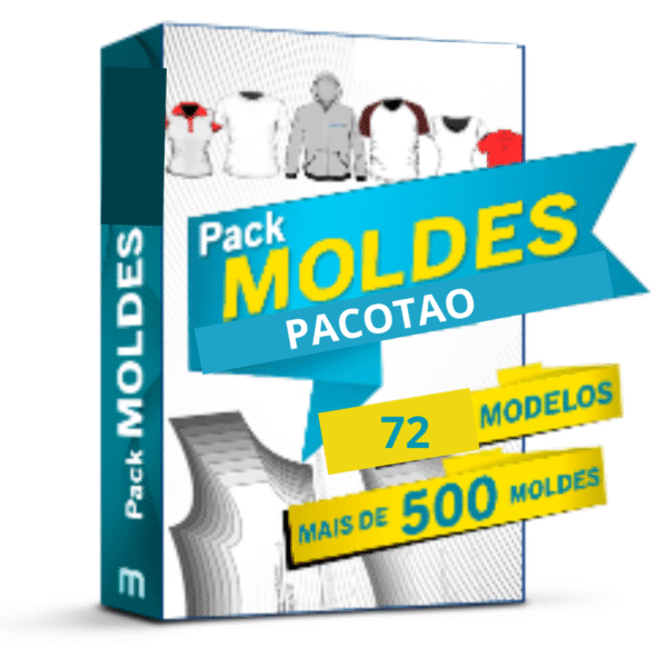 PACK COM 72 MODELOS DE ROUPAS EM GERAL EM PDF