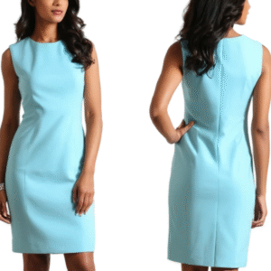 MOLDE  Vestido Básico sem mangas (PDF e CDR)(34 ao 44)